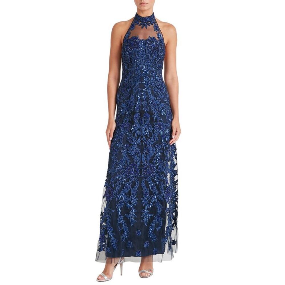 Temperley London Womens Genevieve Halter Gown
